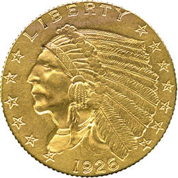 American Indianer 2,5 Dollar