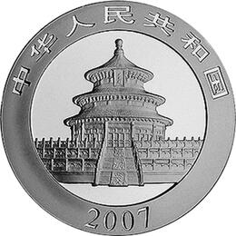 China Panda 1 Unze 2007