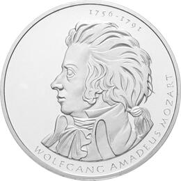 10 Euro Silber Gedenkmünze PP 2006 Amadeus Mozart