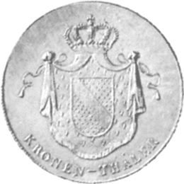 Altdeutschland Baden Kronentaler 1819-1821
