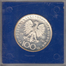 Polen 100 Zloty Silber 1976 Tadeusz Kosciuszko