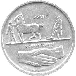 Schweiz 5 Franken Feldarbeit 1939