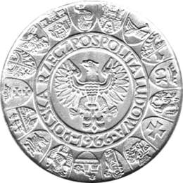 Polen 100 Zlotych Silber 1966 Mieszko i Dabrowka