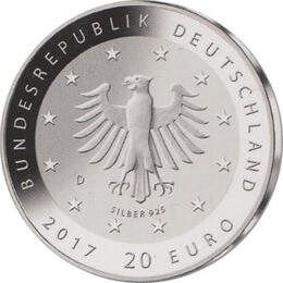 20 Euro Silber Gedenkmünze PP 2017 Johann Winckelmann