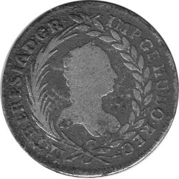 Österreich Habsburg 20 Kreuzer 1756