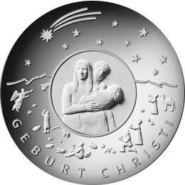 25 Euro Silber Gedenkmünze PP 2021 Weihnachten Geburt Christi
