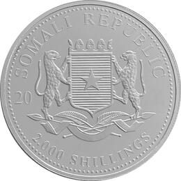 Somalia Elefant 1 Kilo Silber 2019