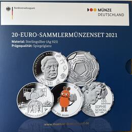 20 Euro Sammlermünzen 2021