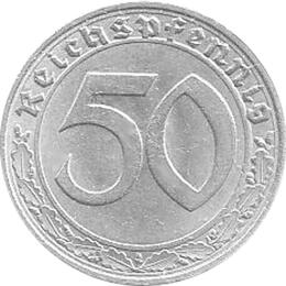 Jäger 365 Deutsches Reich 50 Pfennig