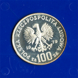 Polen 100 Zlotych Silber 1979 Ochrona Srodowiska