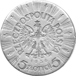 Polen 5 Zlotych Silber 1936 