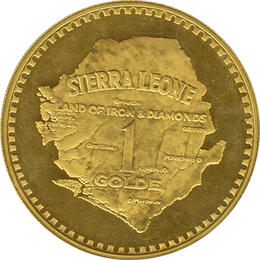 Sierra Leone 1 Golde 1966 Anniversary of Independence