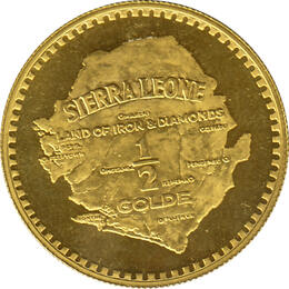 Sierra Leone 1/2 Golde 1966 Anniversary of Independence