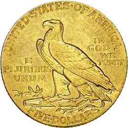 American Indianer 5 Dollar