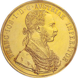 4 Dukaten Österreich Kaiser Franz Joseph Golddukat 1915