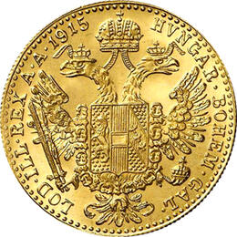 1 Dukat Österreich Kaiser Franz Joseph Golddukat 1915