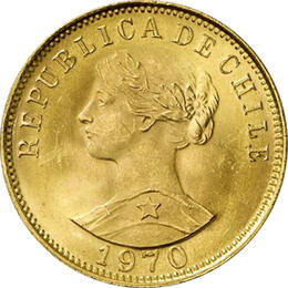 50 Pesos Chile Liberty kaufen und verkaufen