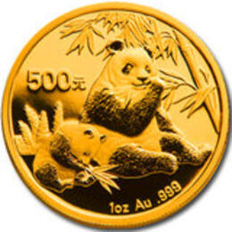 China Panda 1/2 Unze 2007 Goldpanda 200 Yuan