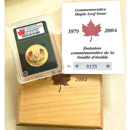 Kanada Gold Super Maple Leaf 2004 Jubiläum
