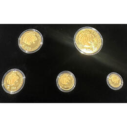 Singapur Gold Löwen Sammlung 1999