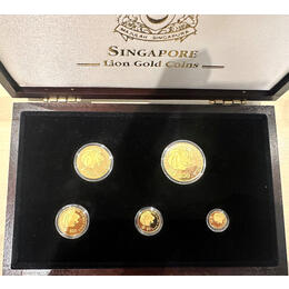 Singapur Gold Löwen Sammlung 1999