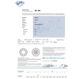 Diamant und Brillant 0,2 Carat mit Zertifikat DPL-SB-868