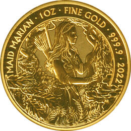 Myths and Legends 1 Unze Gold Maid Marian 2022