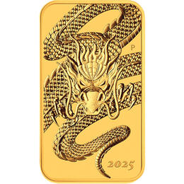 Dragon Rectangle Goldbarren 2025