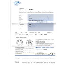 Diamant und Brillant 0,22 Carat mit Zertifikat DPL-SB-327