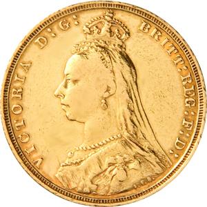1 Pfund Victoria Jubilee Head