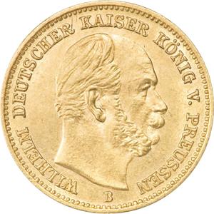 5 Mark Kaiserreich 1877-1878 Preussen Wilhelm I Jaeger 244