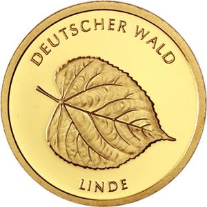 20 Euro Goldmünze Deutscher Wald Linde 2015 mit Zertifikat