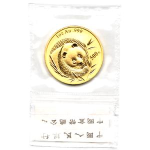 China Panda 1 Unze 2003 Goldpanda 500 Yuan