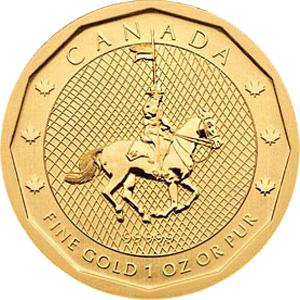 Kanada Gold Maple Leaf Mounted Police Mountie 2011 im Blister