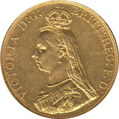 5 Pfund Sovereign Victoria 1887