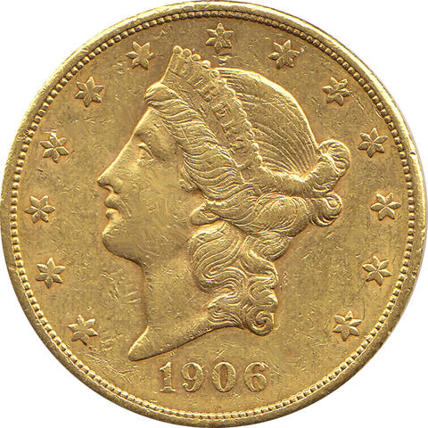 20 Dollar American Liberty Head 1906
