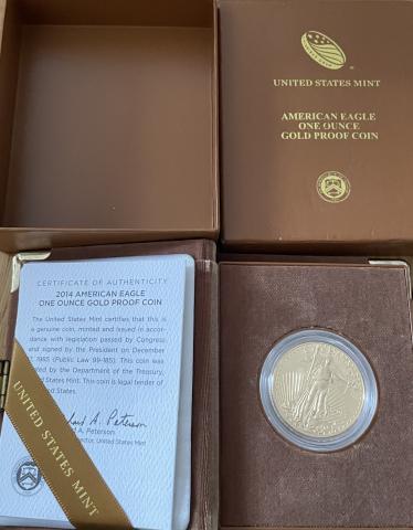 American Eagle Gold 1 Unze Proof 2014