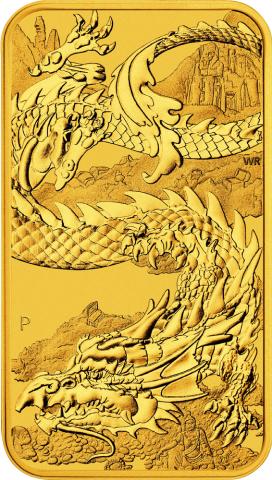 Dragon Rectangle Goldbarren 2023