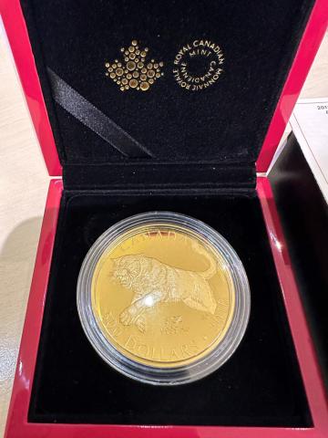 Kanada Cougar Predators of the Wild 5 Unzen Goldmünze 2018 Proof