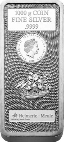 Silberbarren 1000 Gramm Cook Island