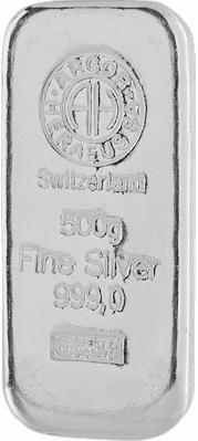 Silberbarren 500 Gramm Argor