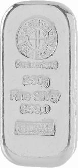 Silberbarren 250 Gramm Argor