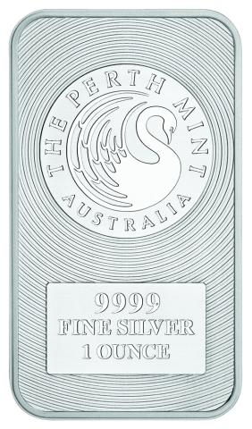 Silberbarren 31,1 Gramm Perth Mint