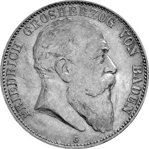 Jaeger 33 Baden 5 Mark Friedrich 1902-1907