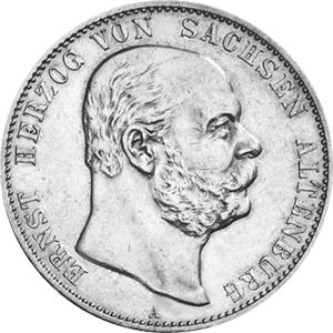Jaeger 142 Sachsen Altenburg 2 Mark Ernst 1901