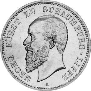 Jaeger 165 Schaumburg Lippe 5 Mark Georg 1898-1904