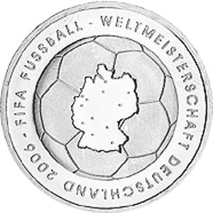 10 Euro Silber PP 2003 Fussball WM Deutschland