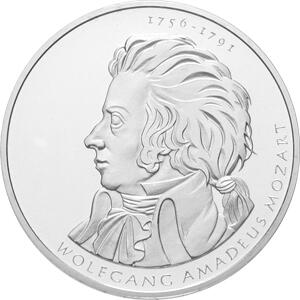 10 Euro Silber Gedenkmünze PP 2006 Amadeus Mozart