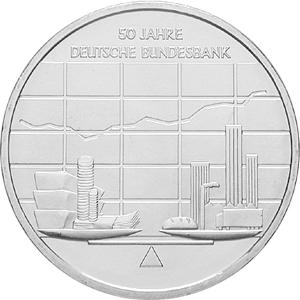 10 Euro Silber Gedenkmünze ST 2007 Bundesbank