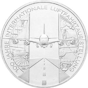 10 Euro Silber Gedenkmünze PP 2009 Luftfahrtausstellung